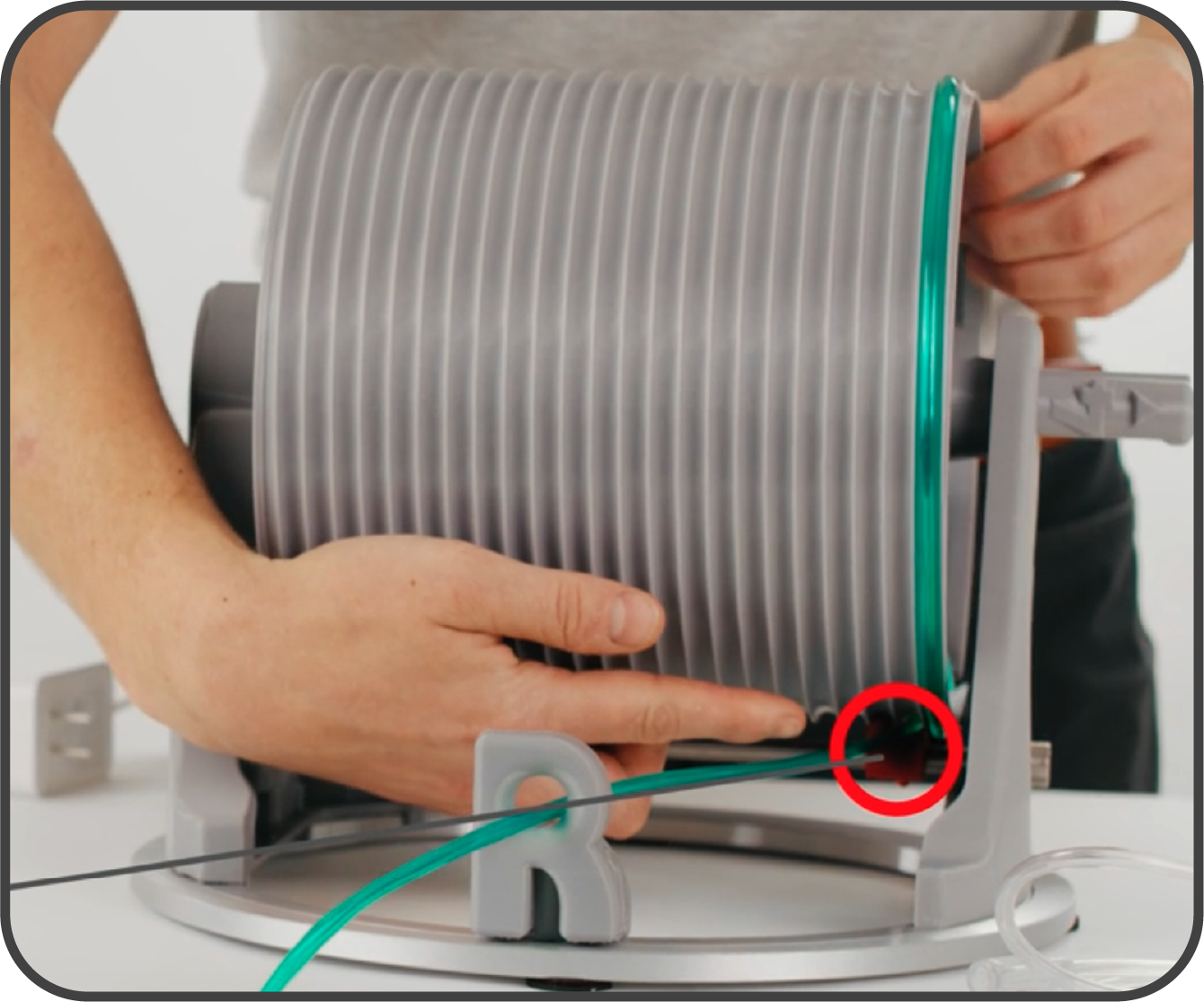 Oxygen Tubing Retractable