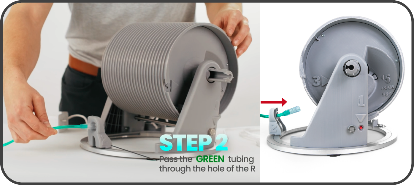 Step 2 - Retractable Oxygen Tubing