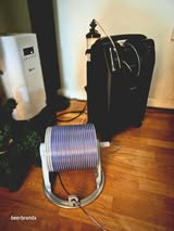 Ken Pfahlert oxygen tubing reel setup